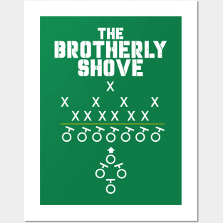 Brotherly Shove Philadelphia Green Posters and Art